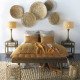 Abat-jour raphia haut - ⌀ 45 cm