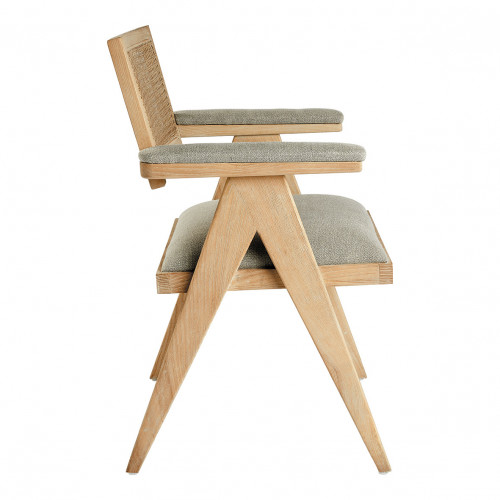 Fauteuil COLBY haut beige