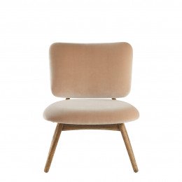 Fauteuil LINA beige rosé