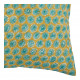 Coussin TOKYO coton - Turquoise