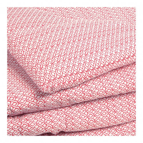 IKAT Futon - 180 x 80 cm - White and red