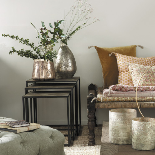 Vase Mirage rose doré mat