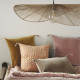 Coussin TOKYO coton - Rose