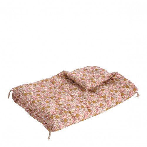 Futon JUNGLE coton - 180 x 80 cm - Rose
