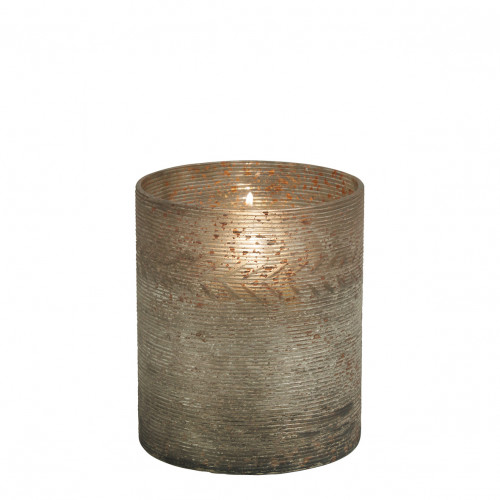 Photophore vase Éden doré antique mat Photophore vase Éden doré antique mat