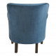 Fauteuil CLAUDE bleu de minuit