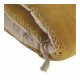 Futon MATTÉO en velours de coton et lin - 180 x 80 cm - Safran