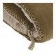 Futon MATTÉO en velours de coton et lin - 180 x 80 cm - Taupe