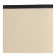 Abat-jour - Beige bordé noir - 48 x 23 cm