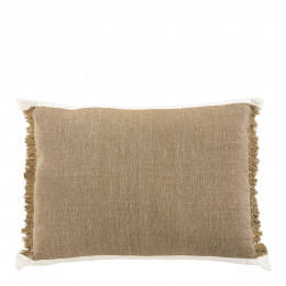 Coussin ASTRID taupe