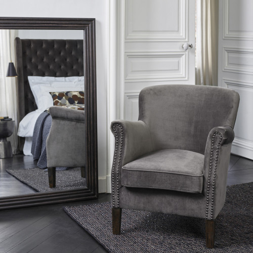 Miroir ANGELINE noir - Grand modèle