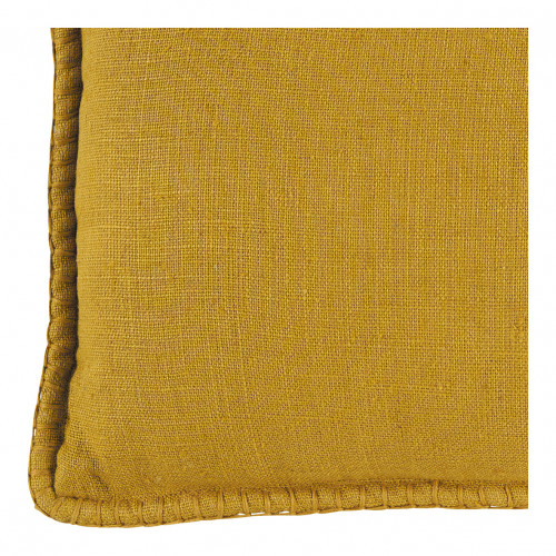 LOUISE linen cushion - Saffron