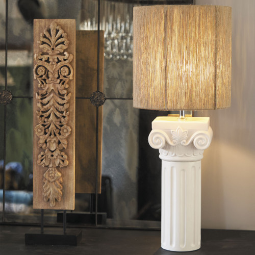 Jute lampshade - ⌀ 27 cm