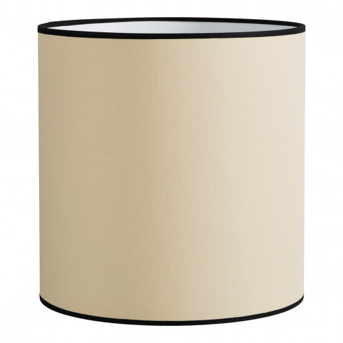 Lampshade - Beige with black trim - ⌀ 28 cm