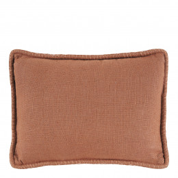 LOUISE Linen Cushion - Terracotta