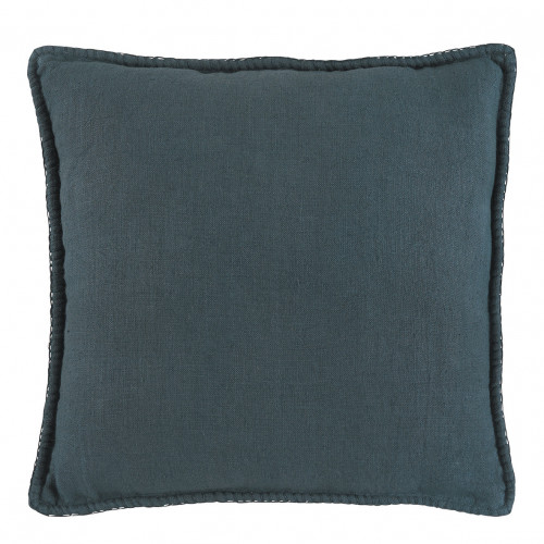 LOUISE Linen Cushion - Petrol