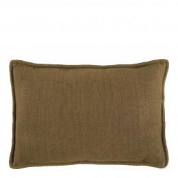 LOUISE Linen Cushion - Bronze