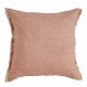 Housse de coussin CHLOÉ en lin lavé - Blush - 50 x 50 cm