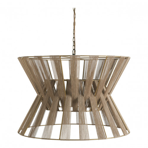 AVA Woven Jute Pendant Light