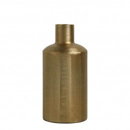 Vase ÉLIAS en métal doré - Moyen modèle - H. 28 cm