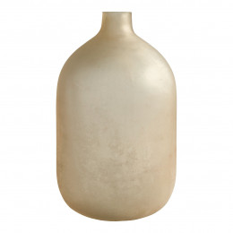 JEANNE carboy vase in frosted pink glass - Large size - H. 45 cm