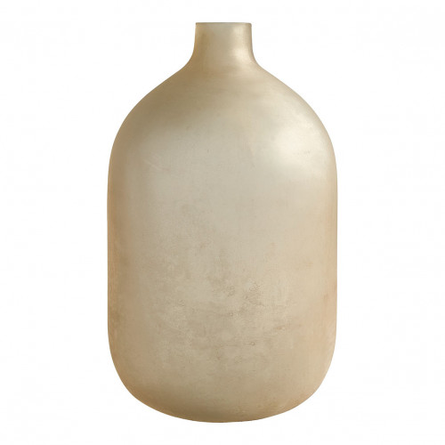 JEANNE carboy vase in frosted pink glass - Large size - H. 45 cm
