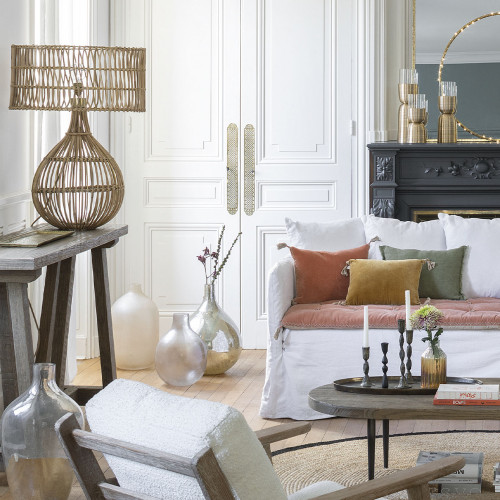 ROMANE rattan lamp base