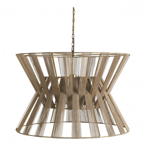 AVA Woven Jute Pendant Light
