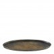 Set de 2 plateaux AKIRA en métal finition bronze