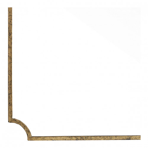 MARGAUX mirror in aged gilt metal - H. 120 cm