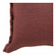 Housse de coussin CHLOÉ en lin lavé - Terracotta - 60 x 40 cm