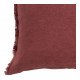 Housse de coussin CHLOÉ en lin lavé - Terracotta - 50 x 50 cm