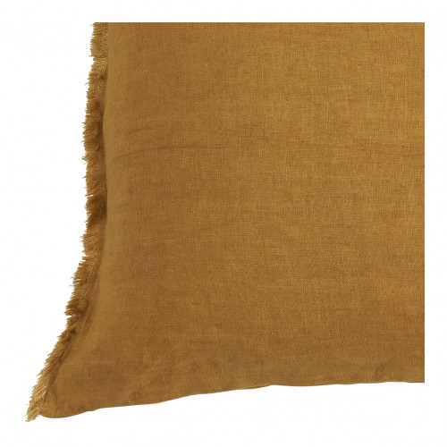 CHLOÉ Cushion Cover in Washed Linen - Saffron - 50 x 50 cm