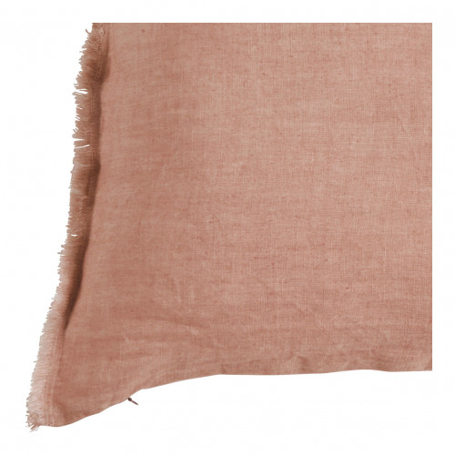 CHLOÉ Cushion Cover in Washed Linen - Blush - 50 x 50 cm