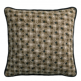 Housse de coussin CHANDRA - Bronze - 50 x 50 cm