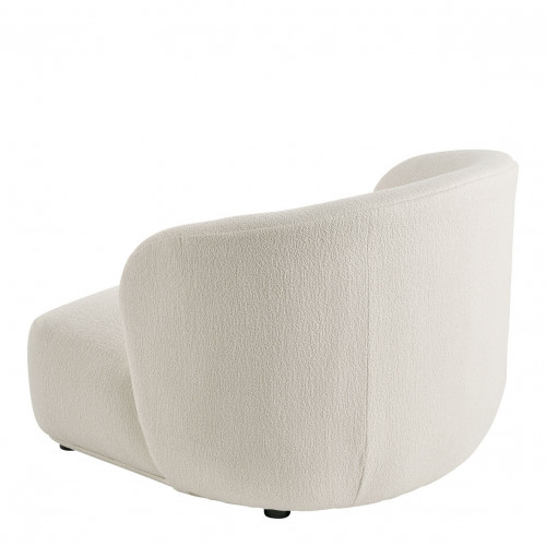 LISETTE large armchair in bouclé - Cream