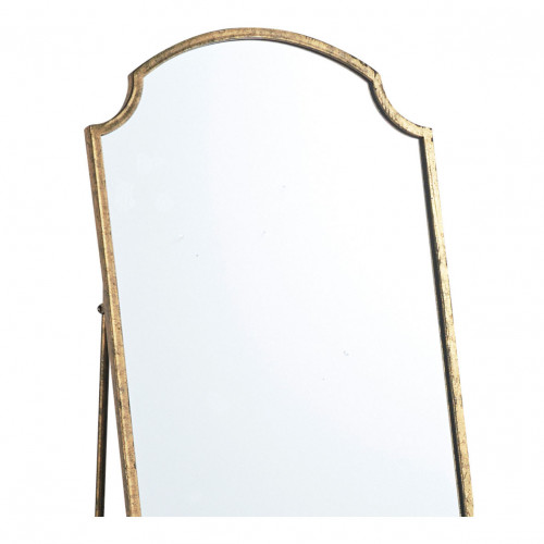 Miroir psyché MARGAUX en métal doré vieilli - 50 x 170 cm