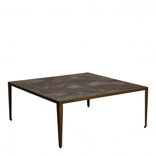 GIULIA coffee table in ceramic and metal