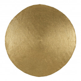 APOLLO round jute rug - Golden - Large size - ø 200 cm