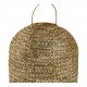 Lanterne APOLLO en métal tissé doré - Petit modèle - ø 32 x 47 cm