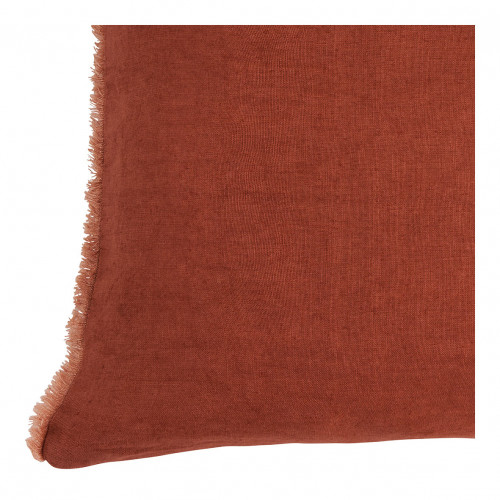 CHLOÉ Washed Linen Cushion Cover - Burnt Orange - 30 x 40 cm
