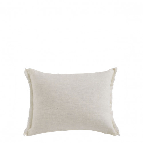CHLOÉ Cushion Cover in Washed Linen - Ivory - 30 x 40 cm