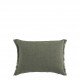 Housse de coussin CHLOÉ en lin lavé - Kaki - 30 x 40 cm