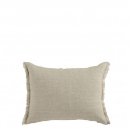 CHLOÉ Cushion Cover in Washed Linen - Natural - 30 x 40 cm