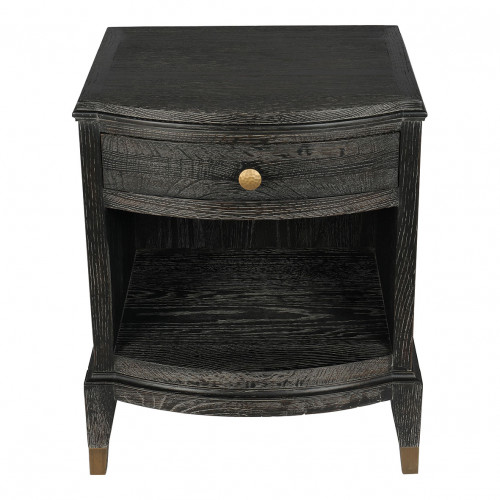 INÈS espresso bedside table