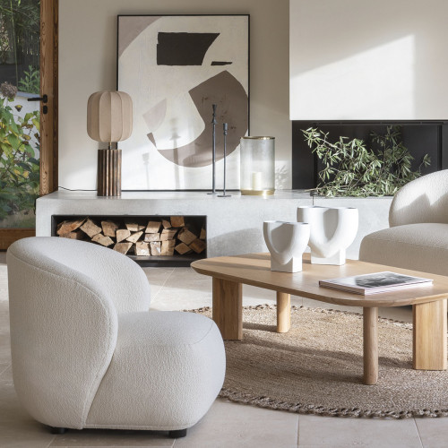 CALYPSO Lampshade in jute canvas - ⌀ 30 cm