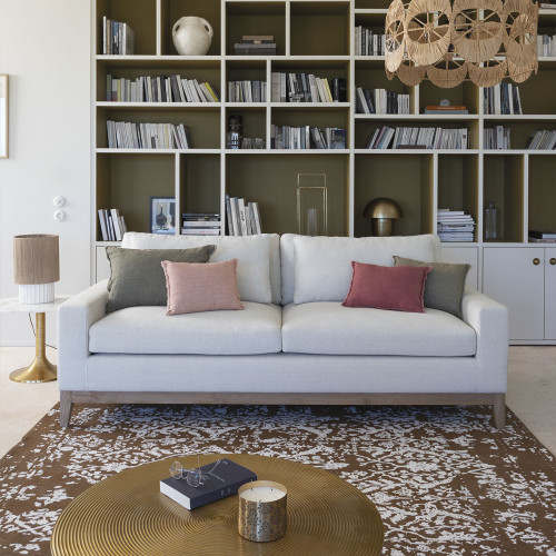 LÉONORE Sofa in Linen - White