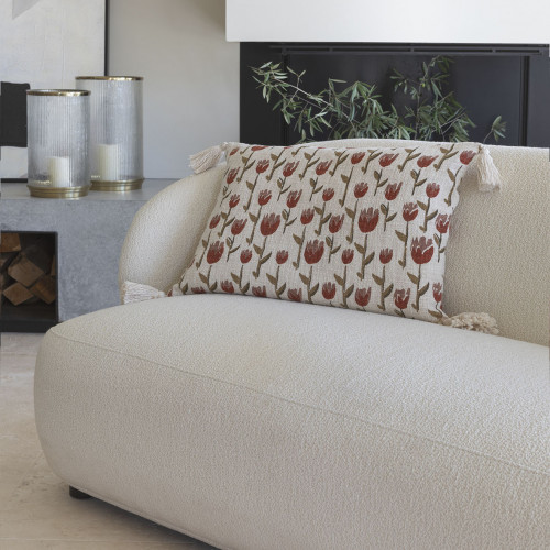 LISETTE Sofa in Boucle - Cream