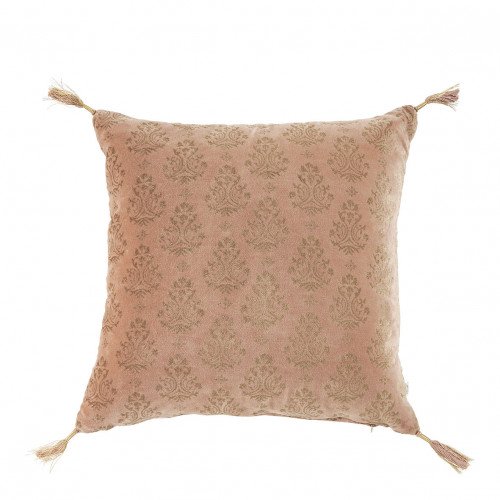 Housse de coussin AURORE en velours - Rose et doré - 50 x 50 cm Housse de coussin AURORE en velours - Rose et doré - 50 x 50 cm