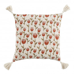 TULIPE polycotton cushion cover - 50 x 50 cm